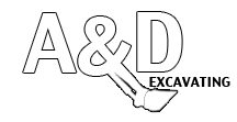 A & D Excavating Logo